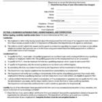 Employment Certification Form For PSLF