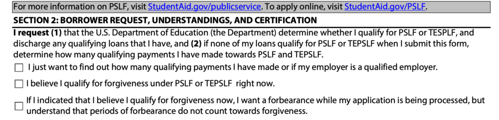Fedloan PSLF Forms