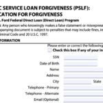 PSLF Program Form
